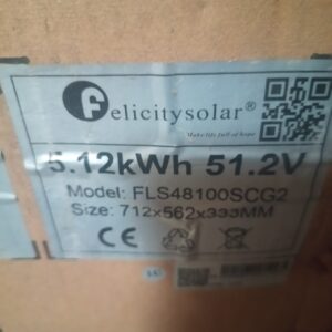 Bateria Felicity 5.12KWh 51.2V